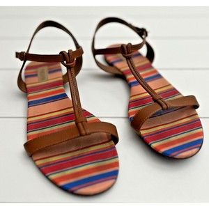 ANACAPRI  Womens Sandal-Made in Brazil-Size 40 EU-US 9-9.5 EUC